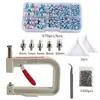 Máquina Manual de Clavar Perlas Juego de Clavado de Garra Hueca para Perlas Accesorios Portátiles de Presión Manual para Perforación de Perlas DIY