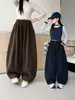 Calça lanterna feminina, nova coleção primavera/outono 2026, tamanhos médio e grande, calça casual larga de algodão, calça longa solta e retrô estilo coreano