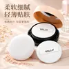 Esponja de Maquillaje Doble Uso Seca Húmeda No Absorbe Polvo Herramienta de Belleza para Maquillaje Esponja Compacta para Polvos Cinta de Satén Esponja Esponja para Maquillaje Profesional
