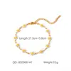 Pulsera de Cerezas de Acero Inoxidable Más Vendida Globalmente Estilo Bohemio de Lujo Ligero Titanio Dopamina Acero Joyería de Mano para Mujeres