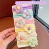 Accesorios para la Cabeza de Niños, Accesorios para el Cabello, Aro de Toalla con Flor, Cuerda para el Cabello con Lazo, No Lastima el Cabello del Bebé, Cola de Caballo, Cuerda Elástica Alta para la Cabeza para Mujeres