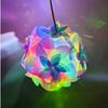Festival de Linternas de Año Nuevo Mercado Nocturno Puesto Mayorista Linterna Luminosa Hecha a Mano DIY Linterna Colorida con Láser Flor de Lirio de Agua