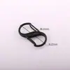 Hebilla de ajuste de cadena con hebilla S de siete colores, cadena para bolso, hebilla para bolso, anillo, hebilla metálica, ajuste de longitud, hebilla acortada, metal, 8 hebillas