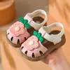 Sandálias de Verão para Bebês de 0 a 3 Anos, Sola Macia, Antiderrapante, Estilo Princesa, Sapatos Unissex para Crianças Pequenas, Design Respirável nos Dedos, Não Escorrega