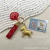 Nuevo Modelo Oro Puro 999 Colgante de Bolsa "Hazte Rico al Instante", Llavero Exquisito de Lujo Ligero, Regalo para Amigos