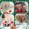 Decoraciones Navideñas de Bayas de Cedro Transfronterizas Guirnalda de Bayas de Cedro Colgante para Puerta Árbol de Navidad Invertido Bayas de Cedro