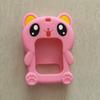 Relógio Celular Infantil Universal Case Protetora de Silicone Desenho Animado Entrega Colorida Cordão