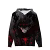 Venta Directa de Fábrica Original Primavera y Otoño Sudadera con Capucha Impresión Digital 3D Transfronteriza Sudadera para Hombre Estampado de Animales Colores Frescos