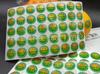 Adesivo de Etiqueta de Fruta Preferencial de Fábrica Colorido Laser Base Papel Artesanato Maçã Laranja Morango Cereja Embalagem Adesivo