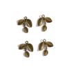 Accesorios de Joyería de Aleación DIY Colgante de Aleación de Hoja Colgante Pequeño de Aleación Vintage Europeo y Americano Más Vendido Q302