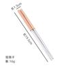 Procesos del Fabricante Mango de Madera Vajilla de Acero Inoxidable Madera Maciza Japonesa Cuchara Tenedor Palillos Espesos Cuchara para Helado Batidor de Huevos Mini para el Hogar