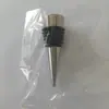 Tapón de Vino de Acero Inoxidable 304 de Cabeza Plana y Seis Hilos, Tapón de Vino Metálico, Tapón de Conservación de Silicona, Certificado de Grado Alimenticio