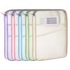 Bolsa de Asignaturas en Forma de L Clasificación de Asignaturas Bolsa para Documentos Malla Transparente con Forma de Cremallera Gran Abertura Bolsa para Libros para Estudiantes de Primaria