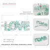 Estilo Igual al de una Celebridad de Internet Pinza para el Cabello Coreana Linda con Diamantes Brillantes Letra LOVE Versátil Elegante Pinza Lateral Pinza para Flequillo Pinza para Mujer