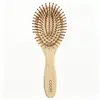Pente de Bambu Natural com Almofada de Ar para Uso Doméstico, Pente para Cuidados com o Cabelo Que Evita Nós, Pente para Massagem Capilar, Logotipo Personalizável, Pente de Madeira para Cuidados com o Cabelo
