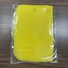 Raspador de crema de tres piezas, raspador de masa de plástico, raspador de corte para hornear, raspador de pasteles, herramienta de decoración