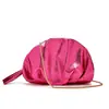 Comercio Exterior Transfronterizo Francés de Nicho Piel Suave Color Caramelo Plisado Nube Bolso Mini de Hombro Cruzado con Clip para Mujer 2025