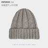 Gorro de Inverno Quente Respirável para Mulheres Proteção de Orelha Grande Cabeça Tricô Estilo Coreano Rosto Exposto Placa Pequena Leve Chapéu de Lã