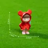 Micropaisaje Lindo Impermeable Paraguas Pareja Niños y Niñas Jardinería Decoraciones DIY Accesorios Coche Escritorio Pequeños Adornos