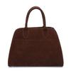 Bolso Tote de Gran Capacidad con Textura Retro Europea y Americana para Mujer 2025 Otoño Ropa de Trabajo Esmerilada Bolso de Hombro Versátil