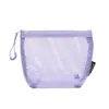 Bolsa de Malla Triangular 3D Dopamina, Gran Capacidad Portátil para Mujer, Artículos Varios, Maquillaje, Lápiz Labial, Bolsita de Malla para Guardar