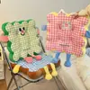 Bonito cojín redondo para sentarse durante mucho tiempo en la oficina, almohadilla gruesa para silla, cojín creativo de alta apariencia para asiento de dormitorio estudiantil
