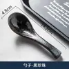 Cuchara de sopa pequeña estilo japonés vajilla vintage cuchara pequeña de cerámica cuchara de sopa de mango largo cuchara para arroz cuchara para el hogar venta al por mayor