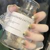 Oolong Verde Leche Llevando Armadura Gradiente Amor Parche para Uñas Piezas de Uña Frescas Uñas Postizas Parche para Uñas Piezas de Uña Terminadas