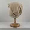 Nuevo Gorro Simple de Hielo de Seda Estilo Japonés para Mujer, Gorro Ligero para Primavera y Otoño, Gorro de Punto Versátil de Moda para Uso Casual a Prueba de Viento