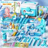 Caja de Almacenamiento para Kit Médico de Juego de Rol para Niños, Set de Juguete de Doctor para Niñas, Estetoscopio de Enfermera Realista e Inyección