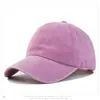 Gorra de Béisbol Vintage Lavada Lisa para Hombre, Gorra Casual Retro de Color Sólido para Mujer, Venta al por Mayor