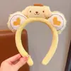 Diadema Nueva de Trébol de Cuatro Hojas y Cabeza de Kitty para Otoño e Invierno, Diadema para Lavarse la Cara en Dormitorio Estudiantil, Accesorios para el Cabello de Felpa Creativos y Lindos