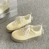 Zapatos de Mujer de Alto Valor 2026 Nuevo Estilo Tendencia China Versátiles Casuales Zapatos Blancos Moda Celebridad de Internet Zapatos de Plataforma que Aumentan la Altura Procesamiento Personalización