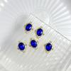 Nueva Aleación China Joyería para Uñas Arte de Uñas Diamante Azul Flash Amor Gotas de Agua Xi Fei Zhen Huan Mismo Palacio Armadura con Diamante