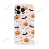 Capa de celular fofa de abóbora e fantasma mais vendida da Amazon para iPhone 17, capa de filme cortada com precisão, capa rígida de cobertura total para Apple 16