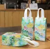 Bolsa Isotérmica Desechable para Té de Leche, Bolsa de Empaque para Llevar de Tela No Tejida, Bolsa Tote con Papel de Aluminio para Bebidas de Café