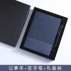 High-end a5 Business couro macio engrossado notebook bloco de notas de couro macio notebook caixa de presente terno logotipo imprimível