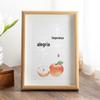 Moldura de mesa de madeira personalizada Ping an Xile Atacado Moldura de foto oca para pendurar na parede Caligrafia e pintura manuscritas Pintura decorativa Moldura criativa