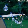 Luzes de Corda de Bolas LED Luzes de Atmosfera para Acampamento ao Ar Livre Decoração de Barraca Luzes de Lâmpada Montagem de Barraca de Casamento Essencial para Acampamento