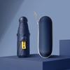 Ultra Light Sunscreen Capsule Umbrella Extra-grande Oito hastes Cinco dobras Preto Borracha Umbrella Sunny and Rain Dual-purpose Folding Umbrella Proteção UV Feminina