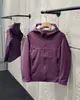 ¡Tecnología Negra de Triple Protección Teflon! Chaqueta con capucha para exteriores a prueba de viento e impermeable para pareja 11166