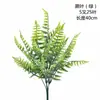 Eucalipto Flor de Hierba Ramo Simulado Hierba Arreglo Floral de Plástico Flor Artificial Decoración del Hogar Flor Planta Verde Arreglo Floral Pared de Hierba Verde Planta de Pared