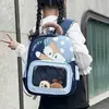Mochilas Escolares Infantis, Mochilas Fofas de Desenho Animado para Jardim de Infância, Mochilas Respiráveis Novas para Meninos e Meninas Pré-Escolares de 3 e 5 Anos