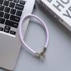 Pulsera para teléfono móvil cordón nuevo cuerda de piel PU cadena para sujetar en la mano colgante para teléfono móvil cadena para taza de agua cadena para teléfono móvil joya regalo