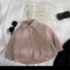 Camisa Reversible Infantil 2025 Invierno Nuevo Estilo Coreano Moderna Color Sólido Cálida Acolchada Engrosada Chaqueta para Niños y Niñas