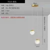 [Personalizado] Creativa Lámpara Colgante de Cristal de Doble Cabezal y Línea Larga para Restaurante, Pequeño Candelabro de Lujo Ligero para Dormitorio