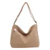 Gran Capacidad Estilo Perezoso Estilo Occidental Estilo Japonés Tendencia Artística Hombro Cruzado Casual Estilo Coreano Bolso Sencillo Tipo Dumpling para Estudiantes