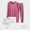 Conjunto de ropa interior fina para mujer, de 60 piezas, de doble cara, de Tencel modal, para otoño e invierno, ideal para dormir y salir a casa.