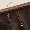 Collar Largo con Colgante de Bolso Dorado para Mujer 2025 Estilo de Lujo Ligero de Gama Alta Accesorio de Cadena para Suéter Regalo del Día de la Madre