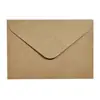 Envelope de Papel Couro de Vaca Espesso 250g Cartão de Couro Amarelo Envelope Liso Preto e Branco Fosco Rígido